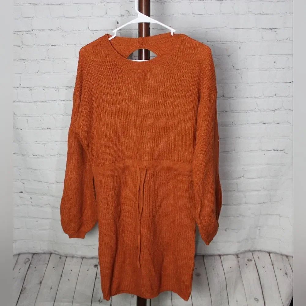 ‎Women's Acrylic Sweater Dress Small